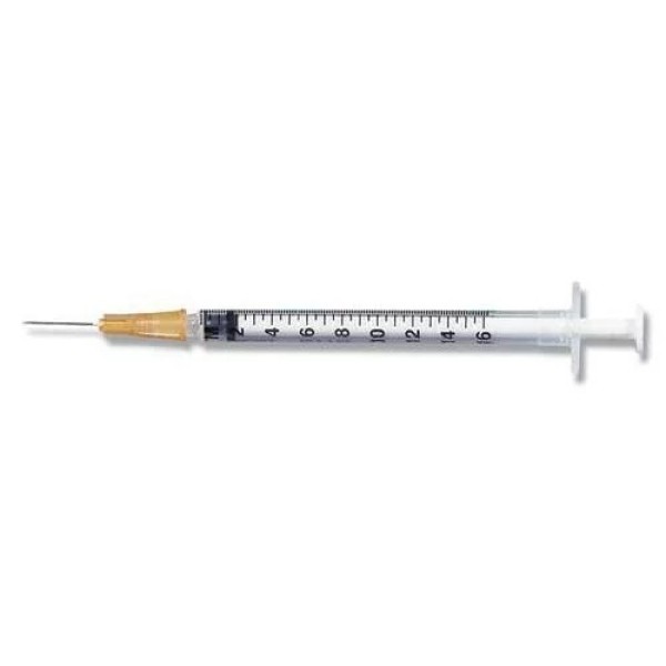 10 x 1ml Insulin Syringe with Needle Becton Dickinson
