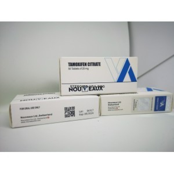 TAMOXIFEN CITRATE NOUVEAUX LTD 100 TABLETS OF 20MG Nouveaux